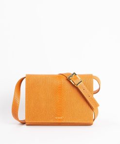 Borse A Spalla Euterpe Studio | Isidora Watersnake Orange