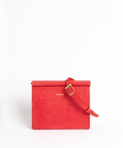 Mini Bags Euterpe Studio | Cetra Mini Brushed Scarlet