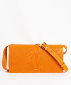 Borse A Tracolla Euterpe Studio | Neroli Watersnake Orange