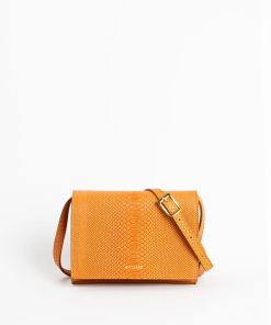 Borse A Mano Euterpe Studio | Isidora Mini Watersnake Orange