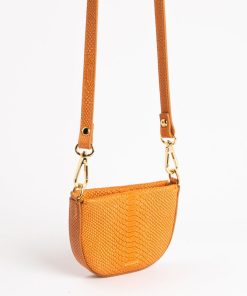 Borse A Tracolla Euterpe Studio | Lina Watersnake Orange