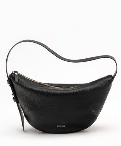 Borse A Mano Euterpe Studio | Clio Mini Black Martellato