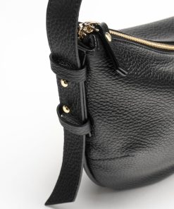 Borse A Mano Euterpe Studio | Clio Mini Black Martellato