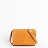 Borse A Tracolla Euterpe Studio | Isidora Mini Watersnake Orange