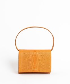 Borse A Tracolla Euterpe Studio | Isidora Mini Watersnake Orange