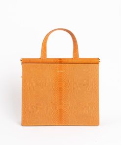 Borse A Mano Euterpe Studio | Cetra Watersnake Orange