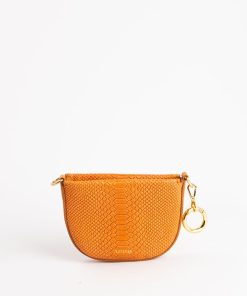 Micro Bags Euterpe Studio | Lina Watersnake Orange