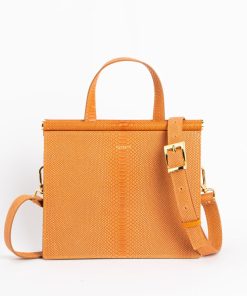 Borse A Tracolla Euterpe Studio | Cetra Watersnake Orange