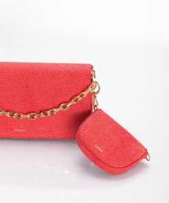 Micro Bags Euterpe Studio | Lina Brushed Scarlet