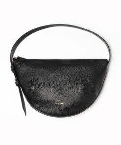 Borse A Spalla Euterpe Studio | Clio Mini Black Martellato