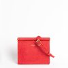 Borse A Mano Euterpe Studio | Cetra Mini Brushed Scarlet