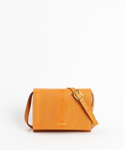 Mini Bags Euterpe Studio | Isidora Mini Watersnake Orange