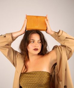 Mini Bags Euterpe Studio | Isidora Mini Watersnake Orange